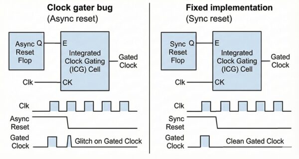 Clock gater bug